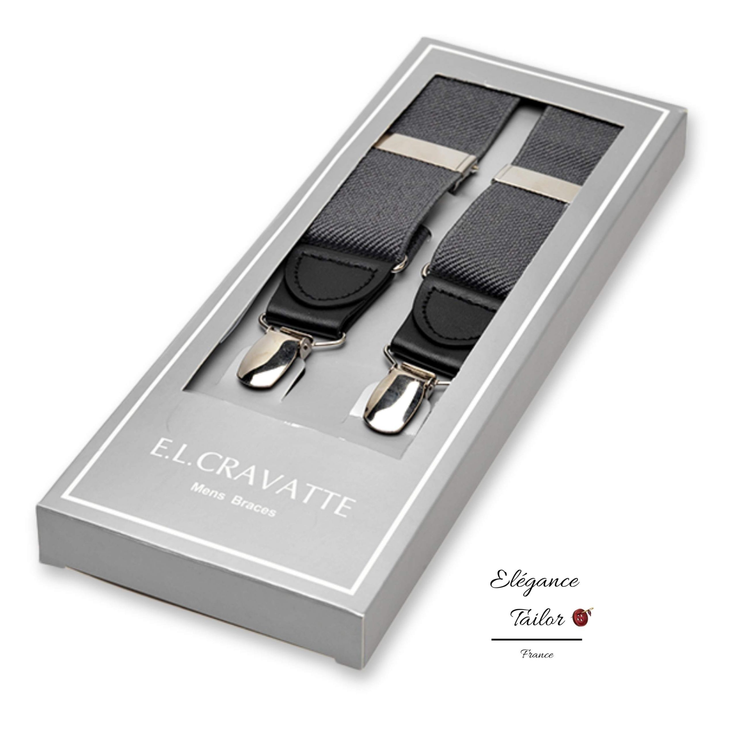 Bretelles Gris Foncé