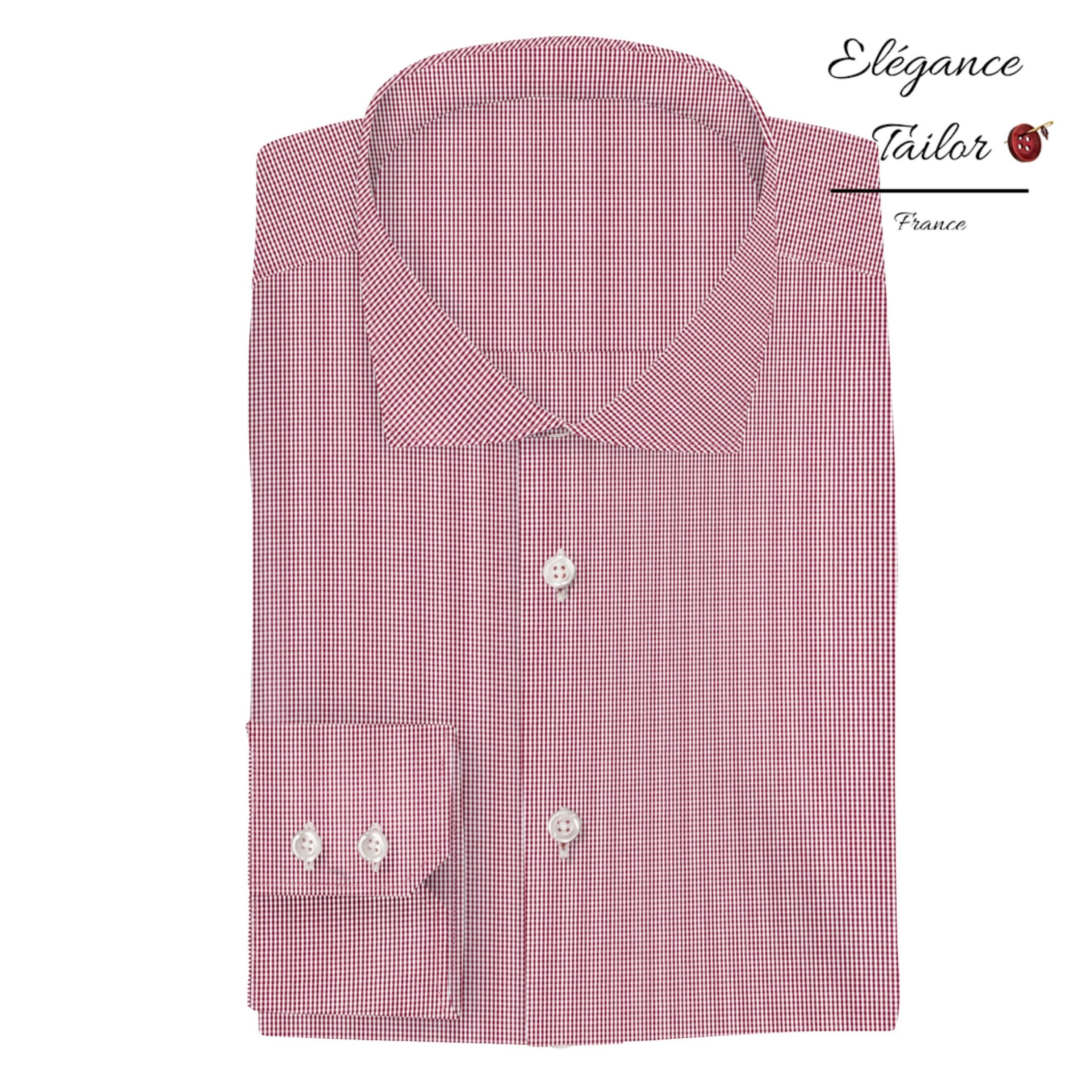 Chemise décontractée rose col club Modèle 5162