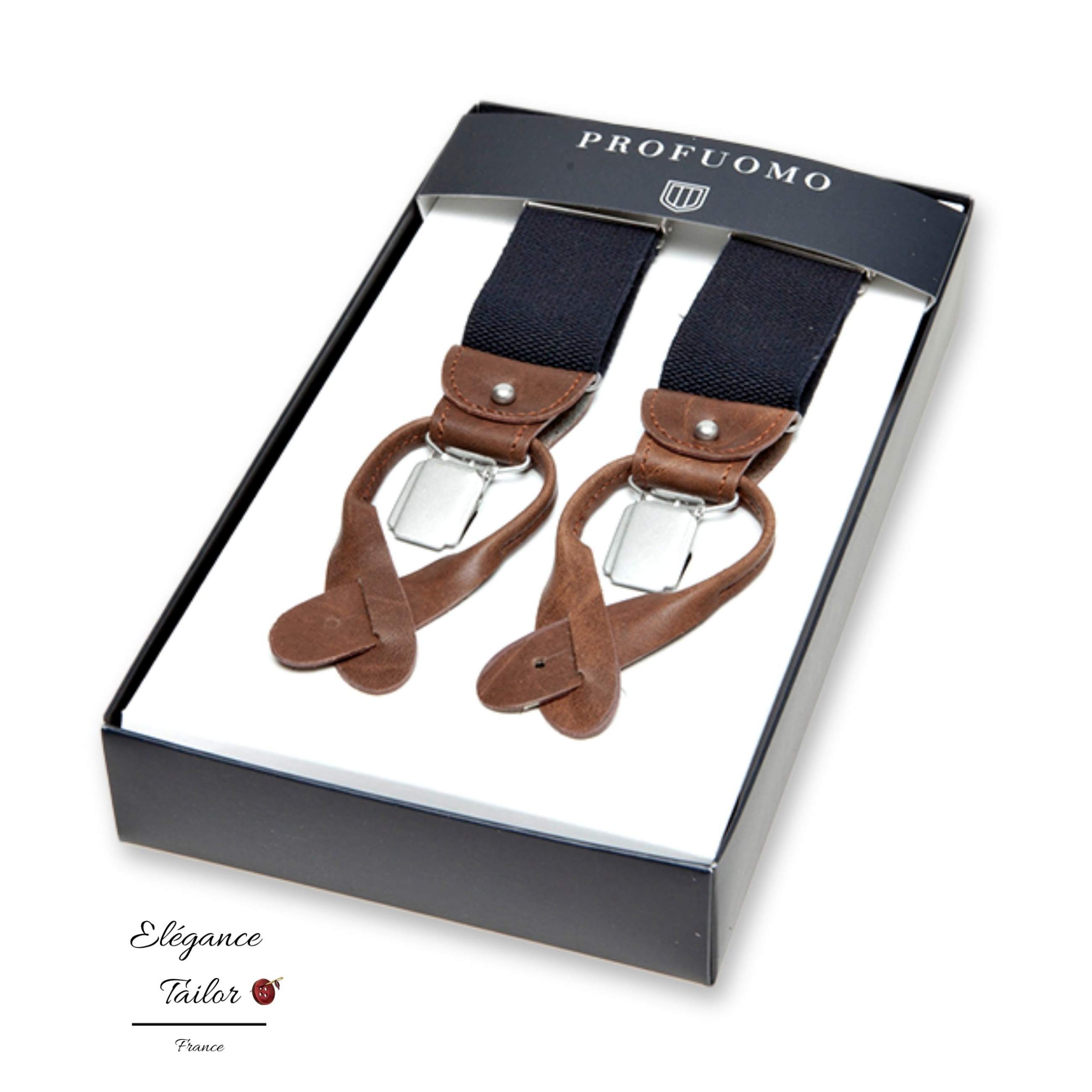 Bretelles Profuomo Bleu Foncé