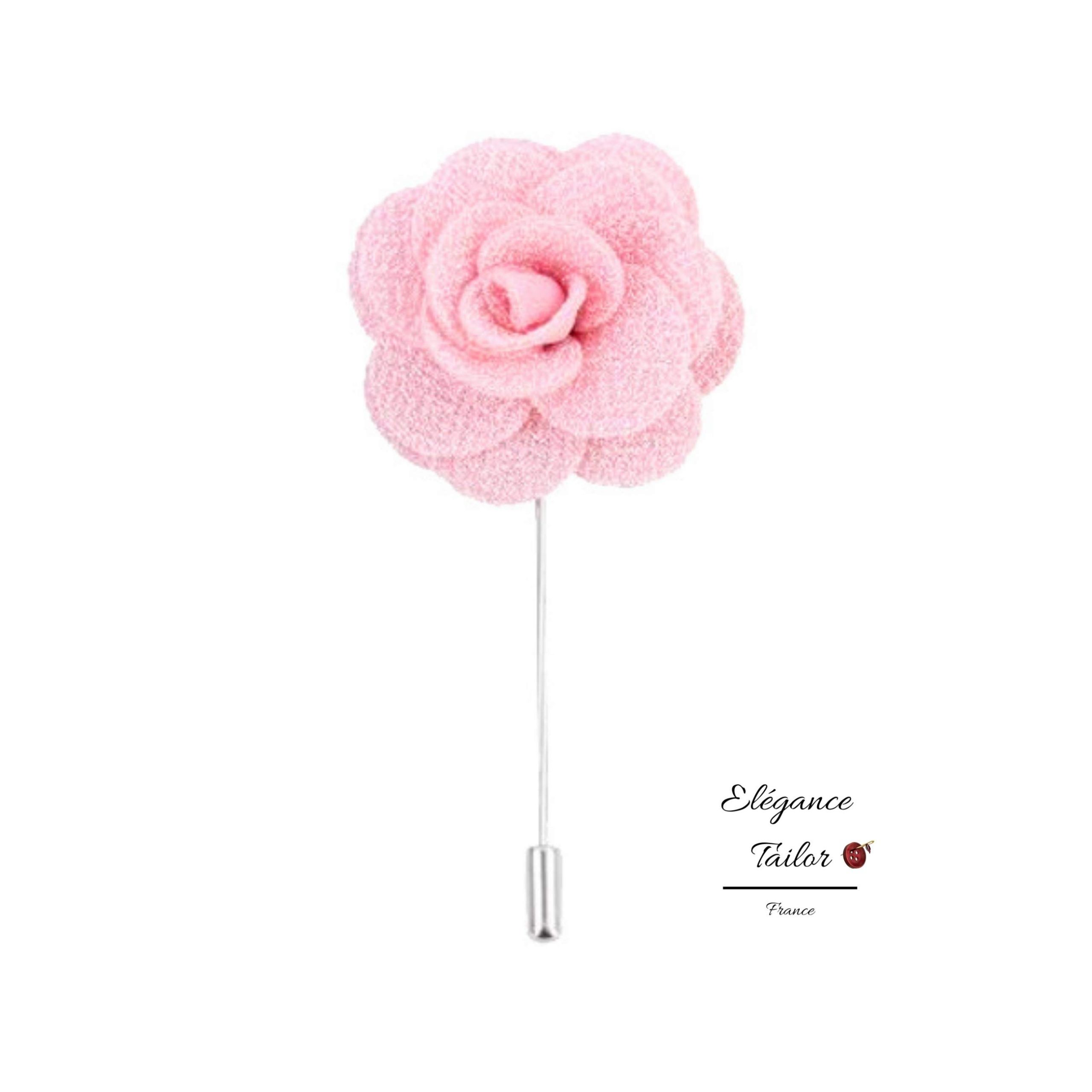 Fleur de Boutonnière – Rose Clair