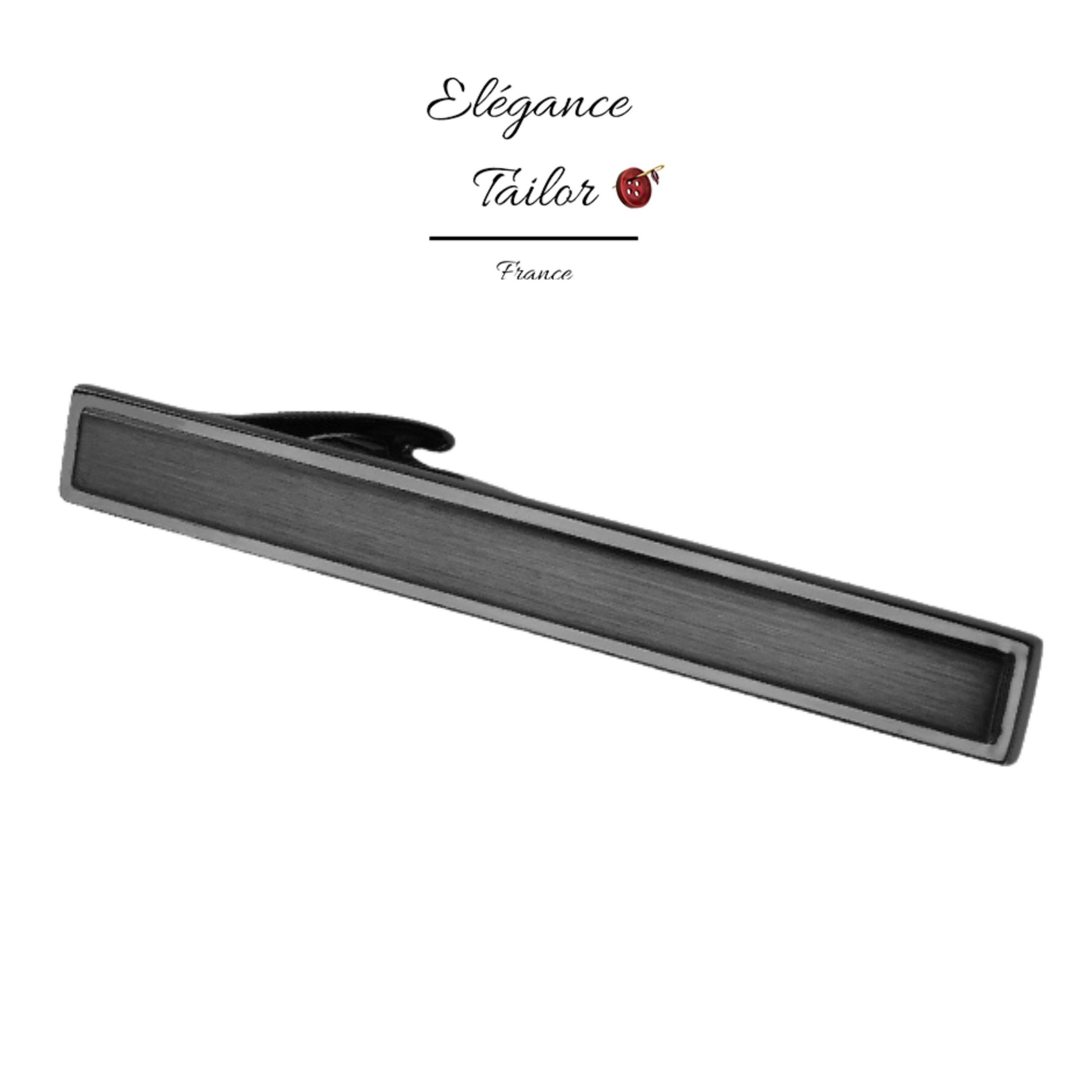 Épingle de cravate noire