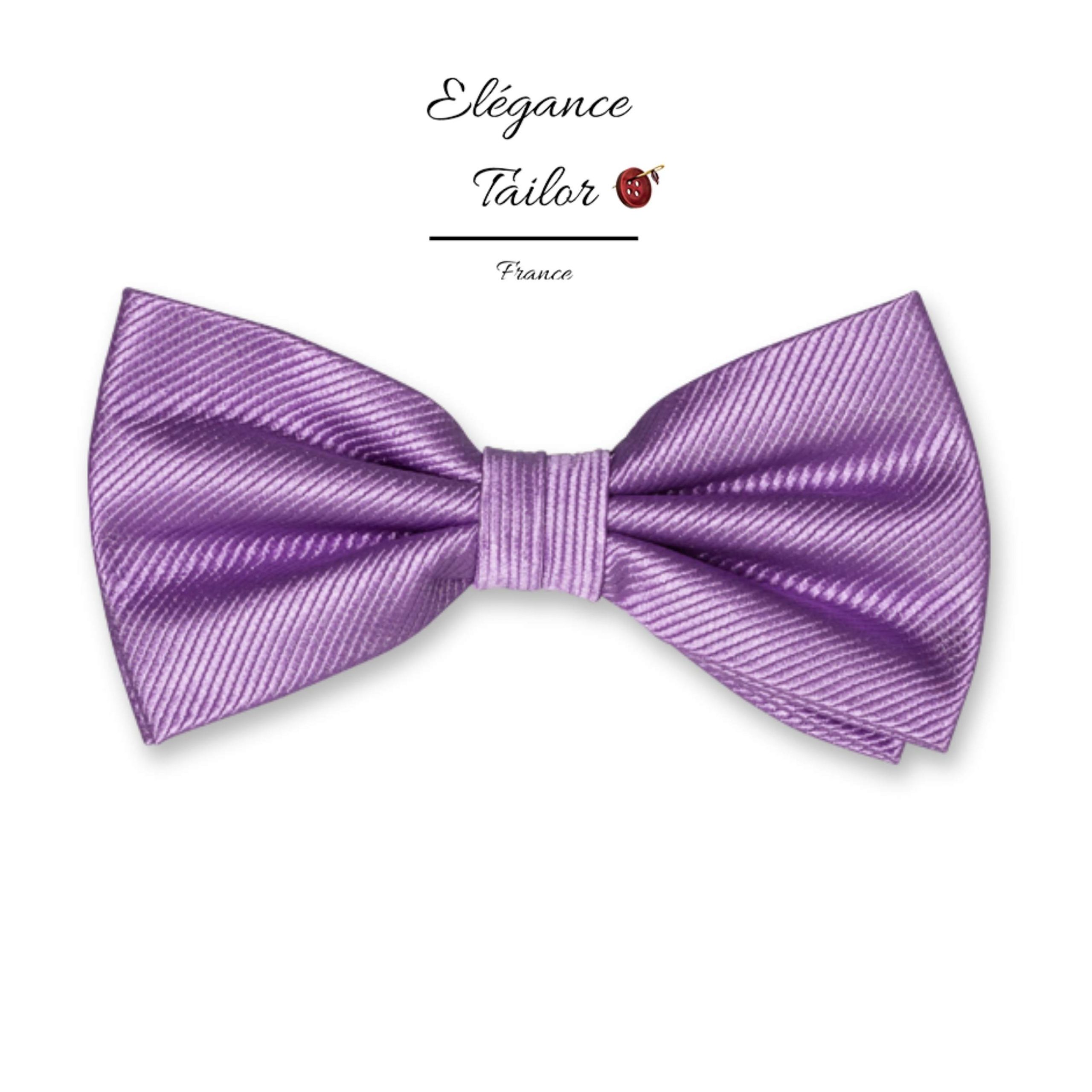 Nœud Papillon Lilas – Soie