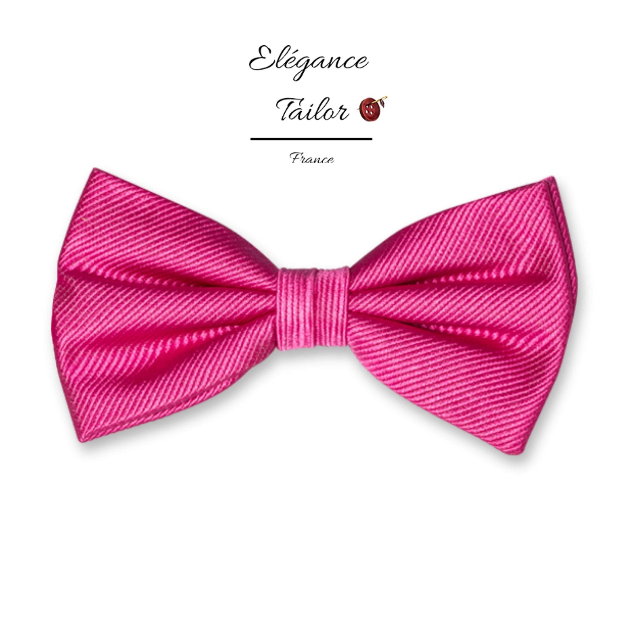 Nœud Papillon Rose Vif – Soie