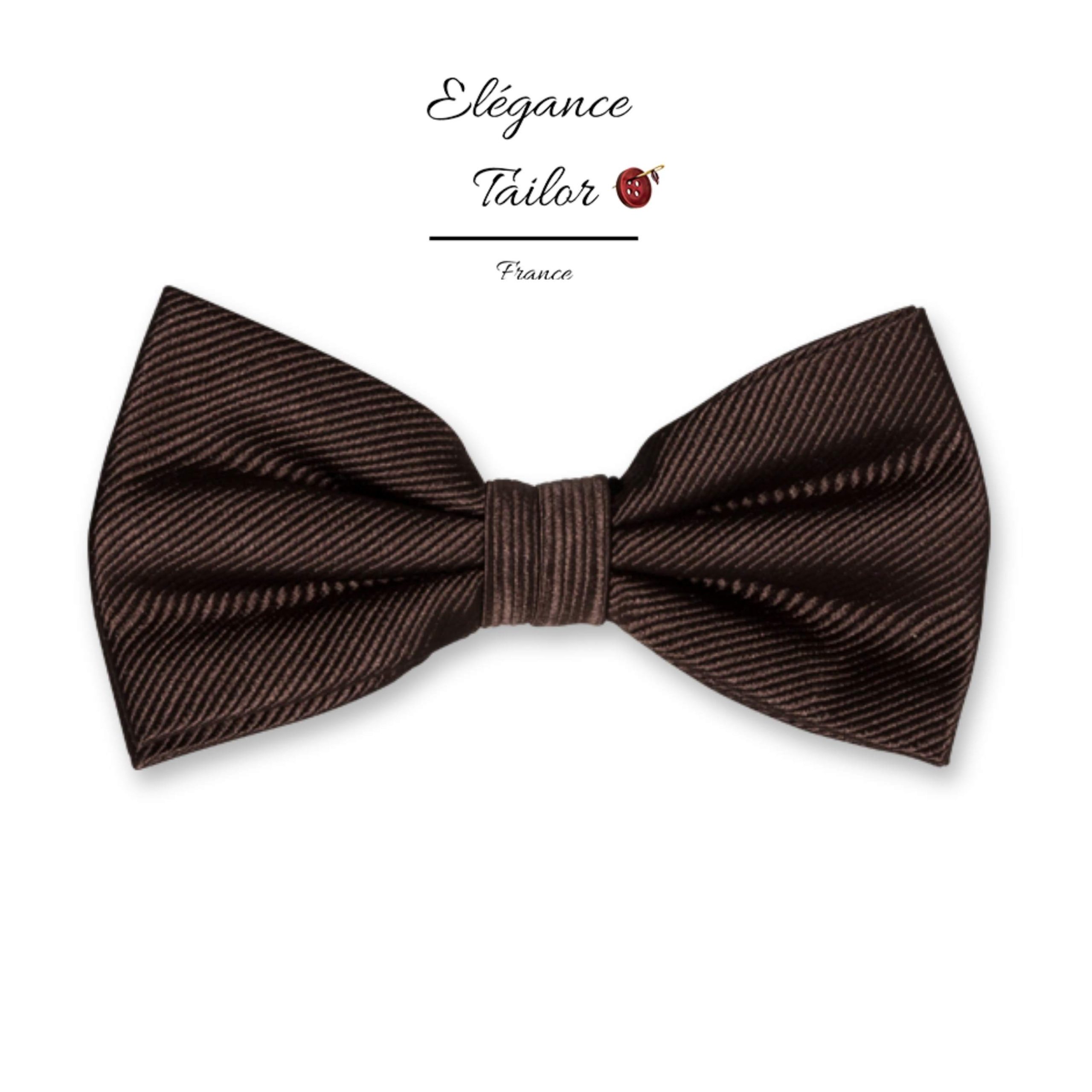 Nœud Papillon Marron – Soie