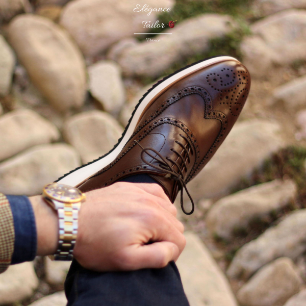 Les Full Brogue casuel