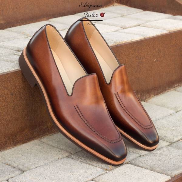 Le Mocassin effet brulé