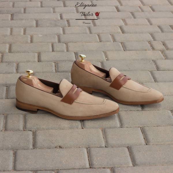 Le mocassin penny loafer de chez Élégance Tailor Toulon