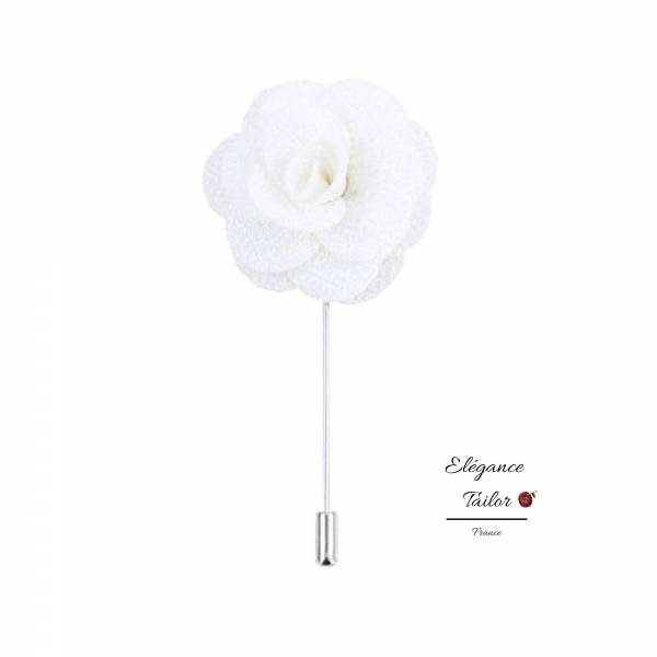 Fleur de Boutonnière – Blanche