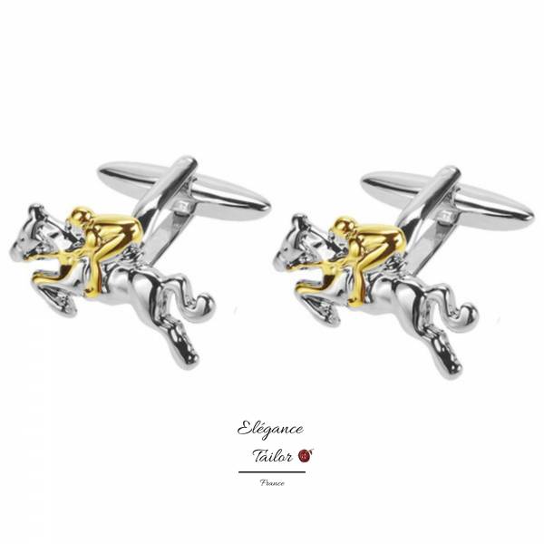 Boutons de Manchette – L’équitation / Jockey